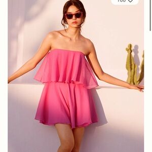 Hutch Pink Ruffled Jumpsuit